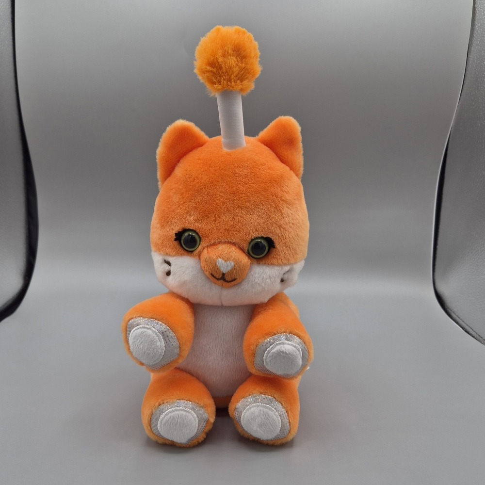 Fuzzible Friends Orange Plush Chubby The Fox Tested